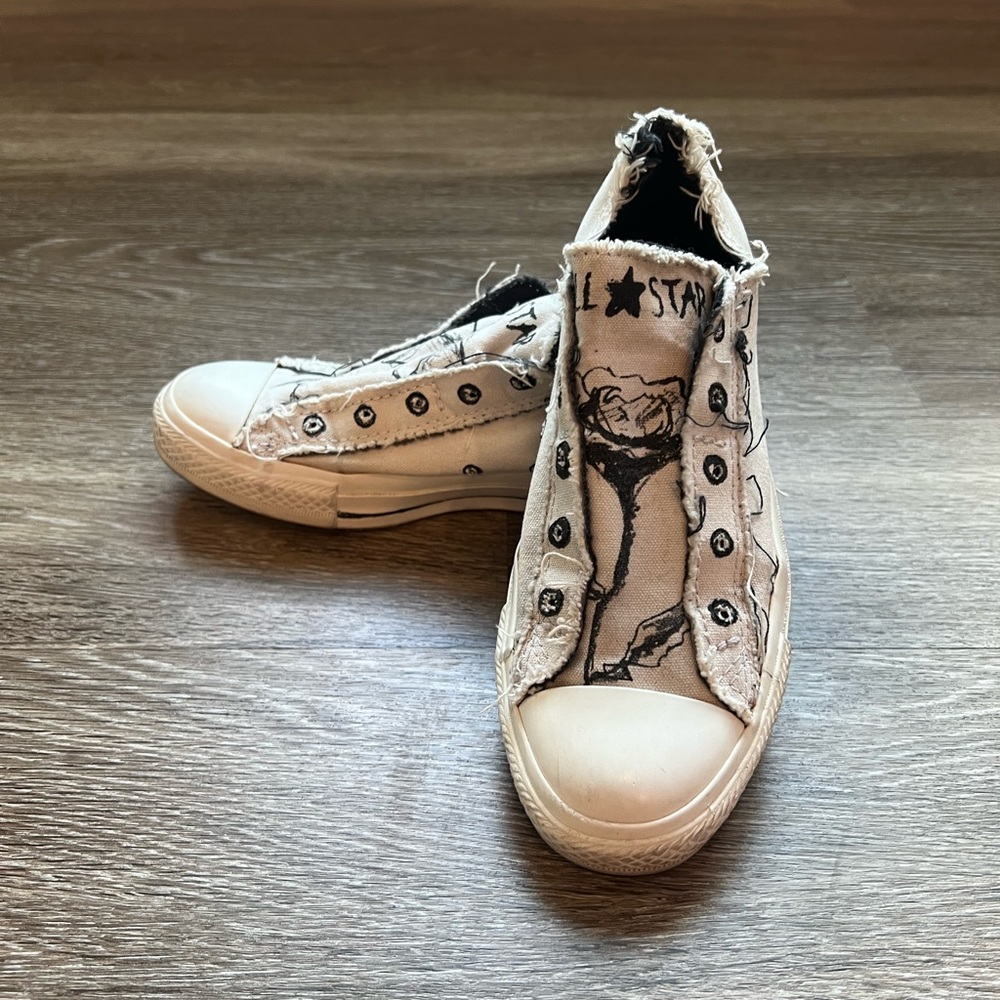 Converse Black & White Low Top Sneakers